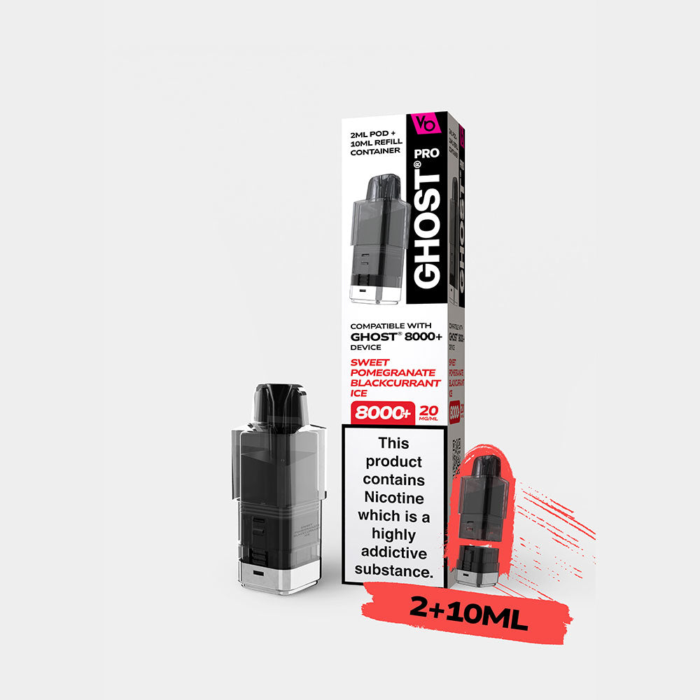 Vapes Bars Ghost Pro 8000 Plus Prefilled Pods