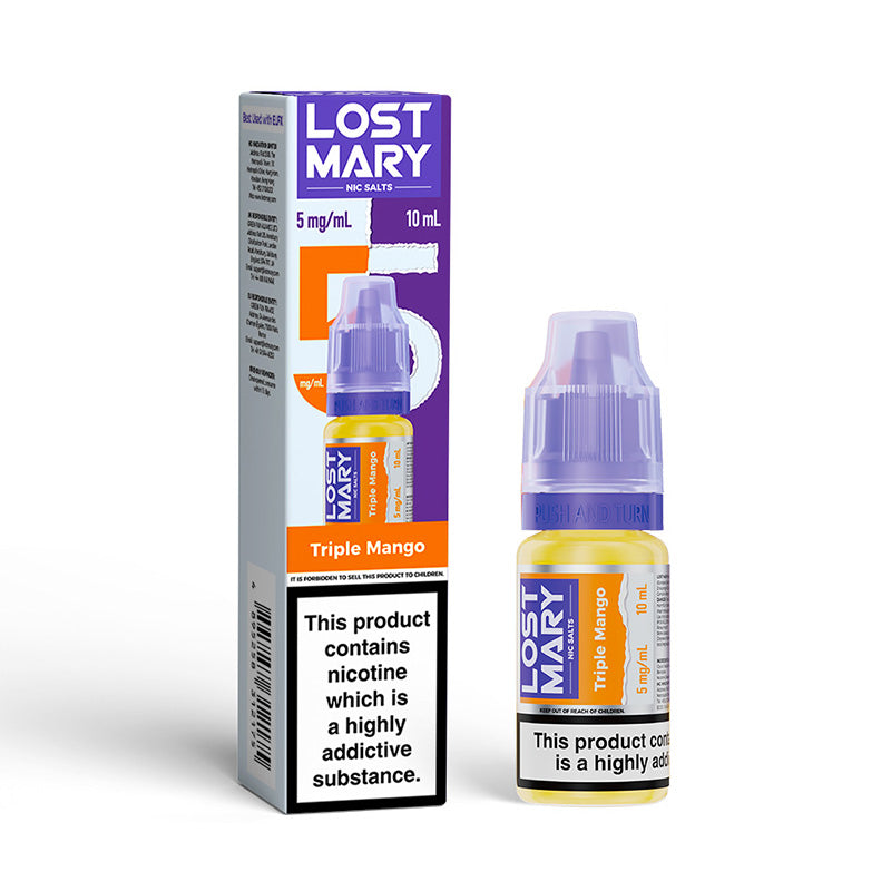 LOST MARY Nic Salts 5mg E-Liquid 10ml