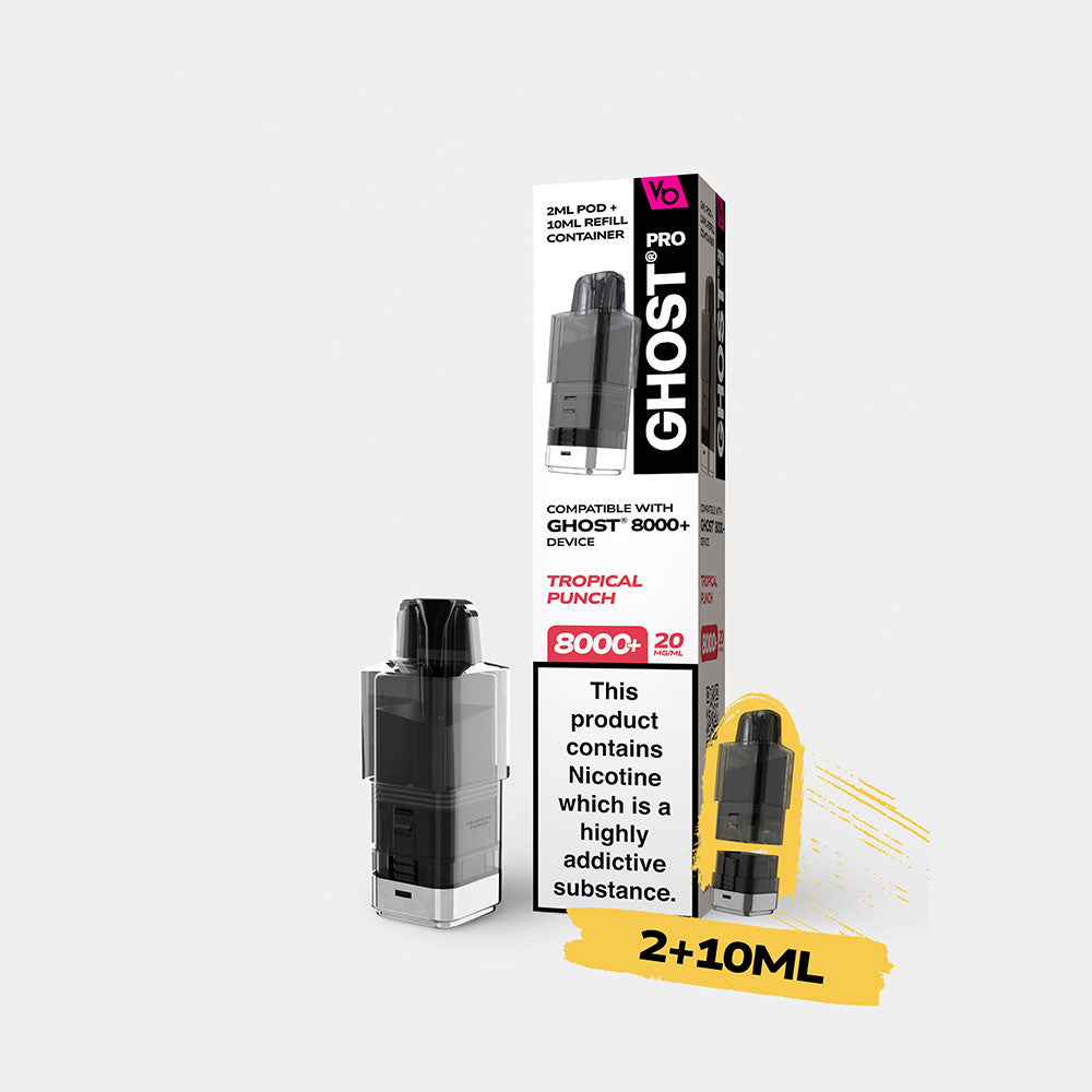 Vapes Bars Ghost Pro 8000 Plus Prefilled Pods