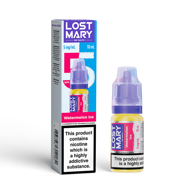 LOST MARY Nic Salts 5mg E-Liquid 10ml