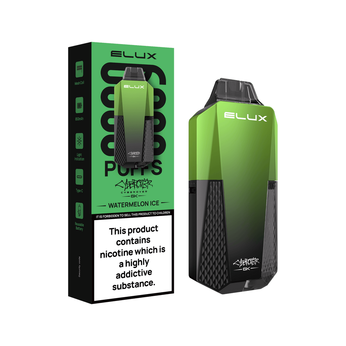 ELUX Cyberover 6K Prefilled Pod Kit