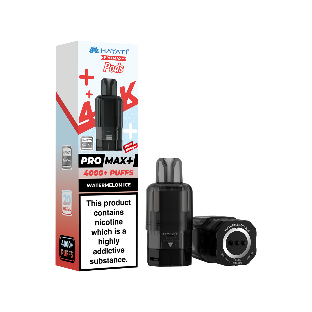 Hayati Pro Max+ 4K Prefilled Pods - 20mg