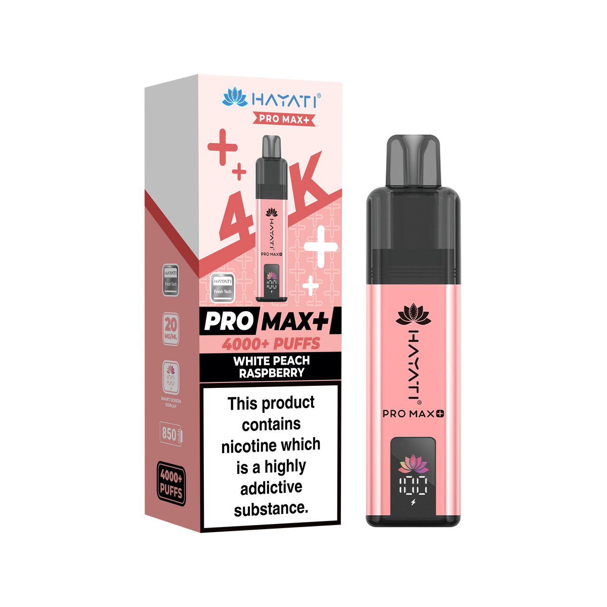 Hayati Pro Max+ 4K Prefilled Pod Kit - 20mg