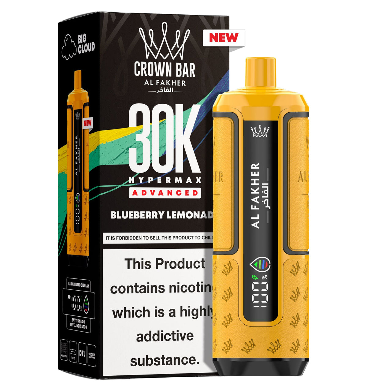 Al Fakher 30K Hypermax Prefilled Pod Kit - Unique Distribution