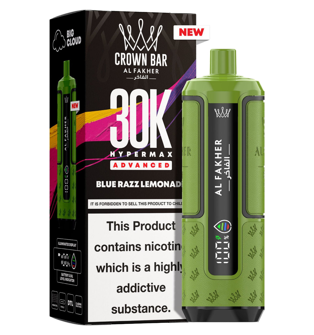 Al Fakher 30K Hypermax Prefilled Pod Kit - Unique Distribution