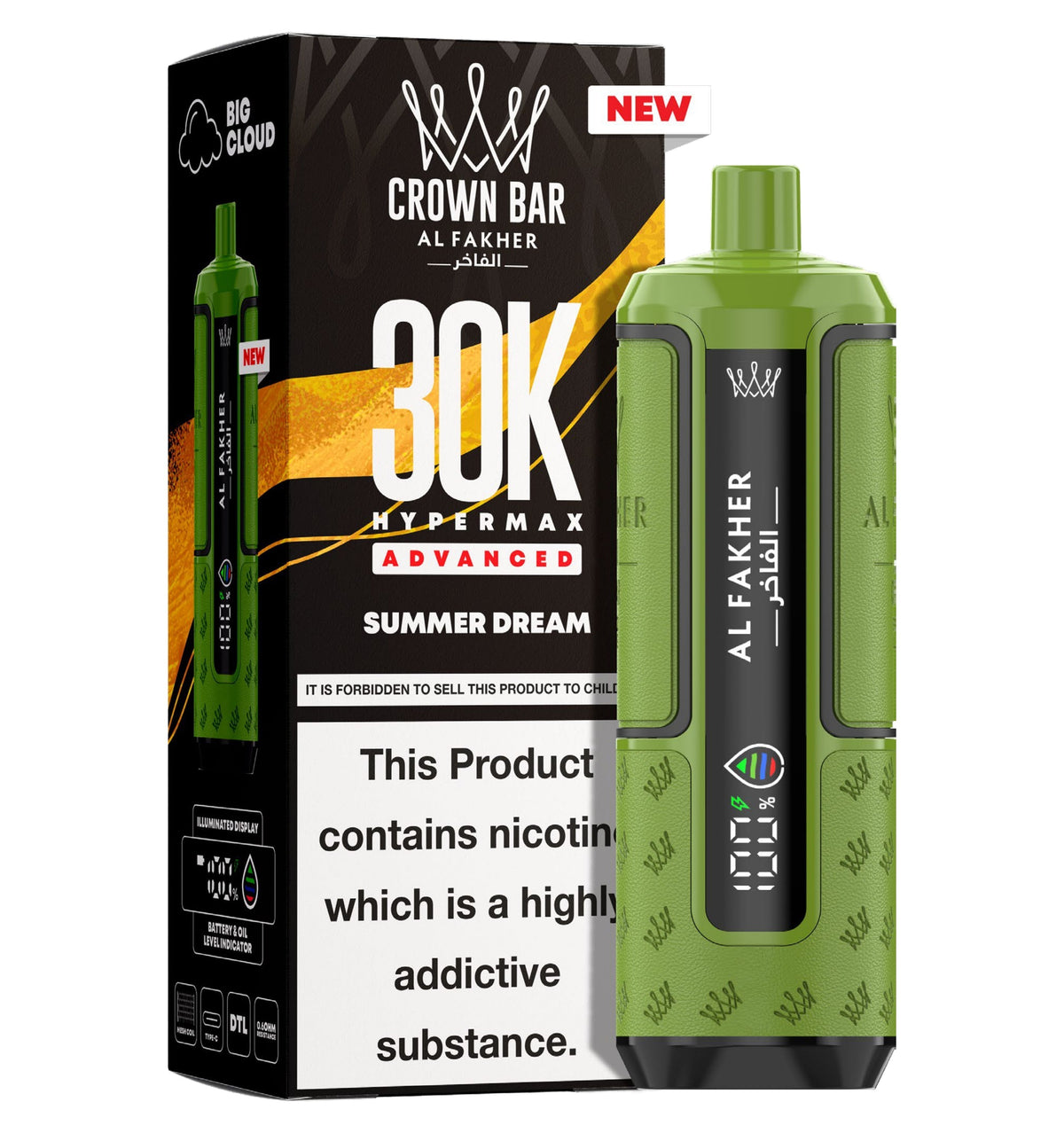 Al Fakher 30K Hypermax Prefilled Pod Kit - Unique Distribution