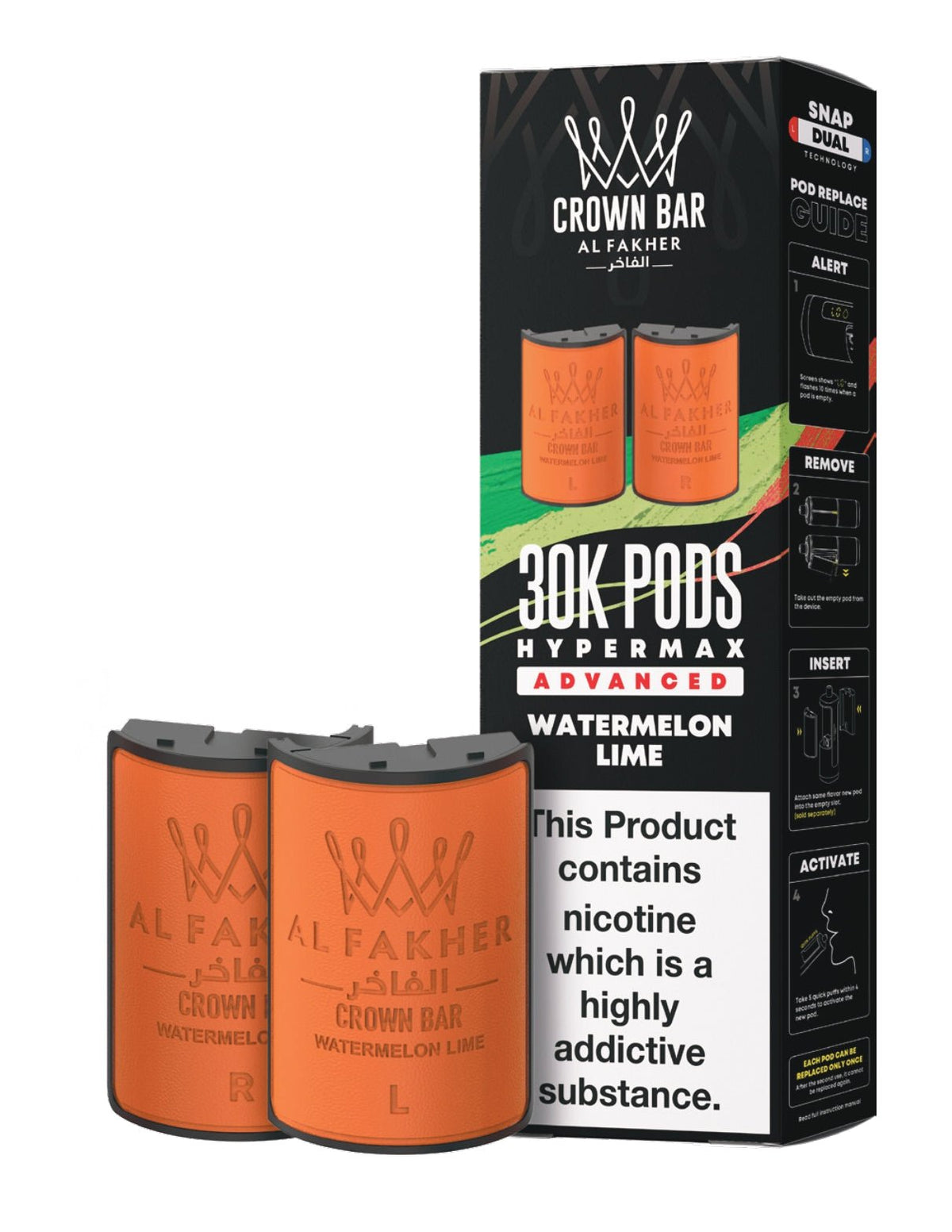 Al Fakher 30k Hypermax Refill Replacement Pods - Unique Distribution
