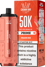 Al Fakher 50K Peach Ice Hypermax Prime Prefilled Pod Kit