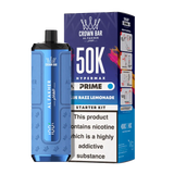 Al Fakher 50K Blue Razz Lemonade Hypermax Prime Prefilled Pod Kit
