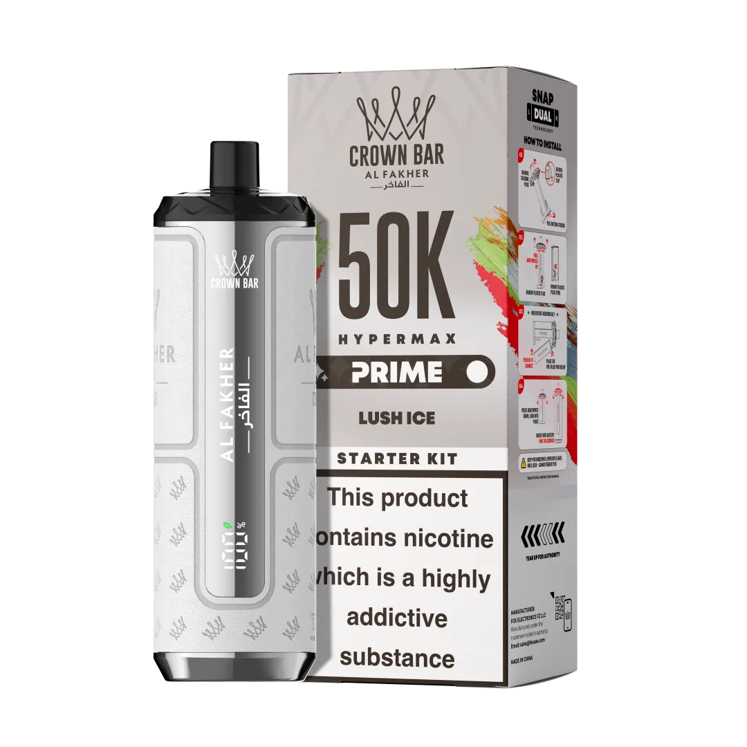 Al Fakher 50K Lush Ice Hypermax Prime Prefilled Pod Kit