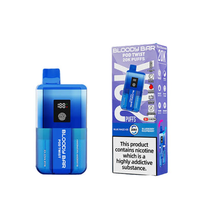 Blue razz ice / blueberry raspberry