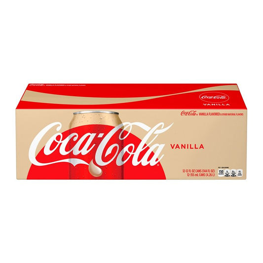 Coca Cola Vanilla Can 355ml 12 Pack