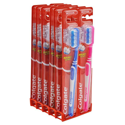 Colgate Double Action Toothbrush x 12