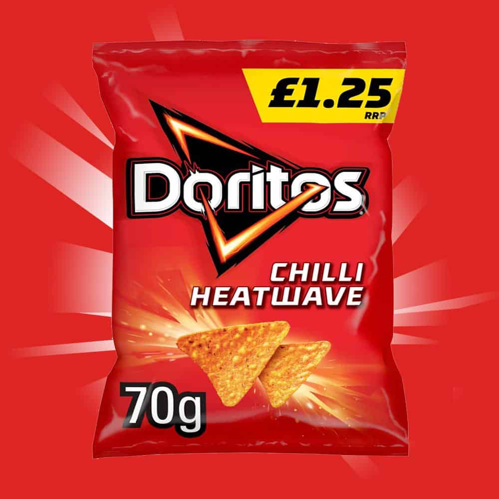 Doritos Chilli Heatwave Crisps 70g [18x70g]