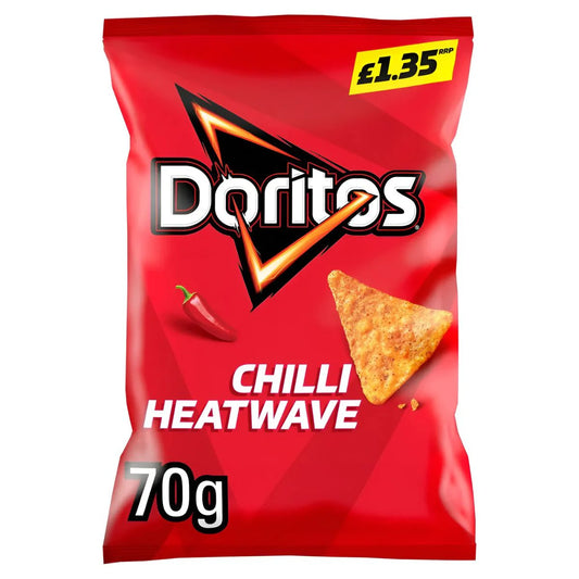 Doritos Chilli Heatwave Crisps 70g
