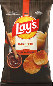 LAYS BBQ POTATO CHIPS 6.5OZ [15pcs]