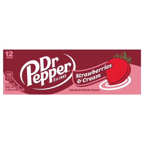 Dr Pepper Can 355ml -12 Pack