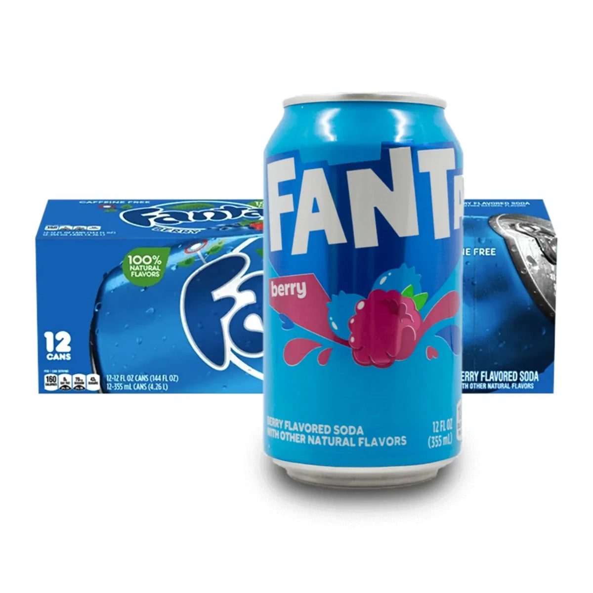Fanta Soft Drink Can 355ml - 12 Pack