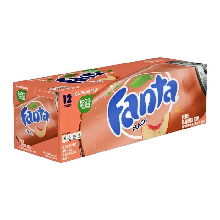 Fanta Soft Drink Can 355ml - 12 Pack