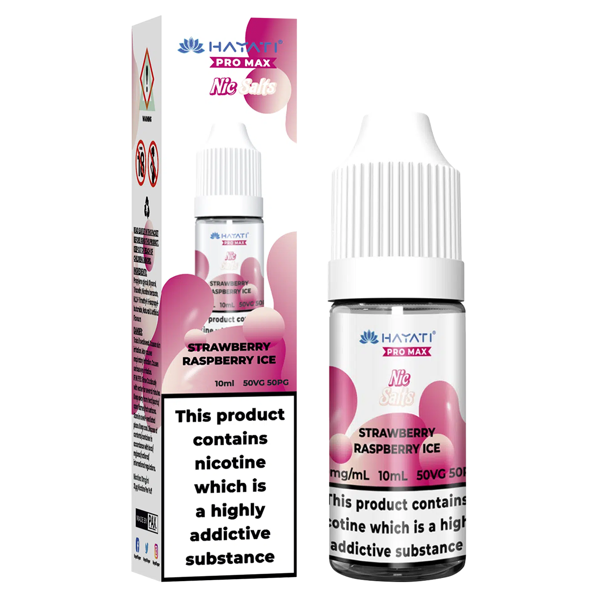 Hayati Pro Max Nic Salts E-Liquids 20mg