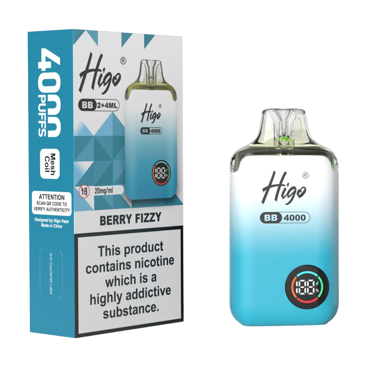 Higo BB 4000 Prefilled Pod Vape Kit