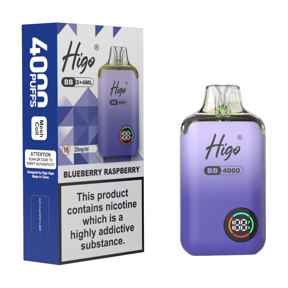 Higo BB 4000 Prefilled Pod Vape Kit