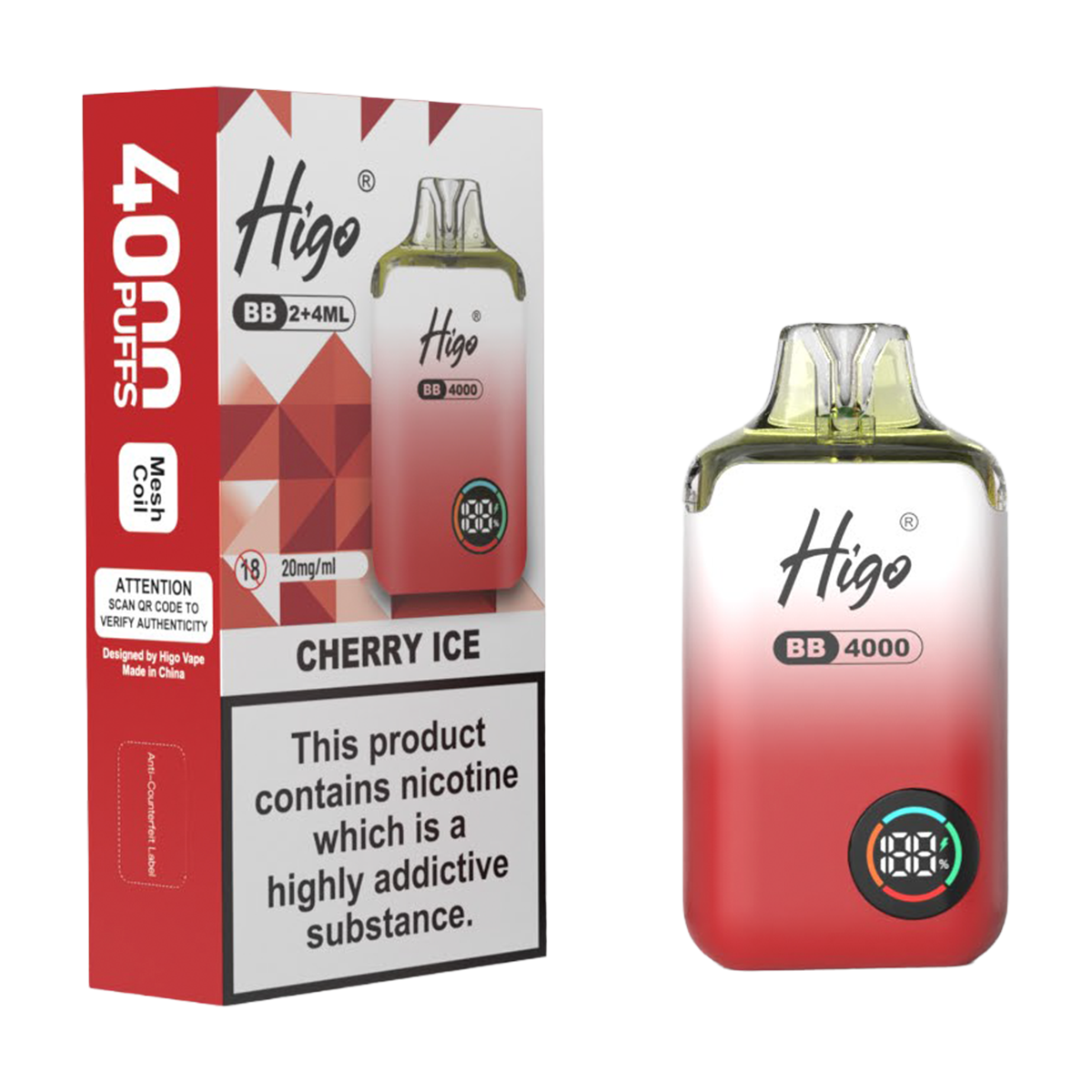 Higo BB 4000 Prefilled Pod Vape Kit