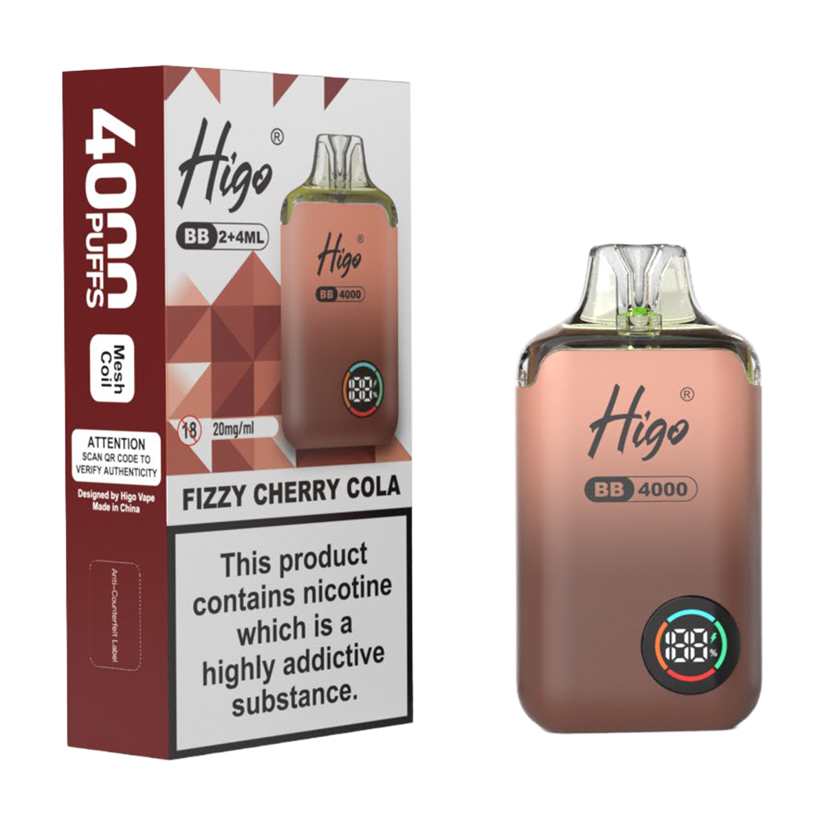 Higo BB 4000 Prefilled Pod Vape Kit