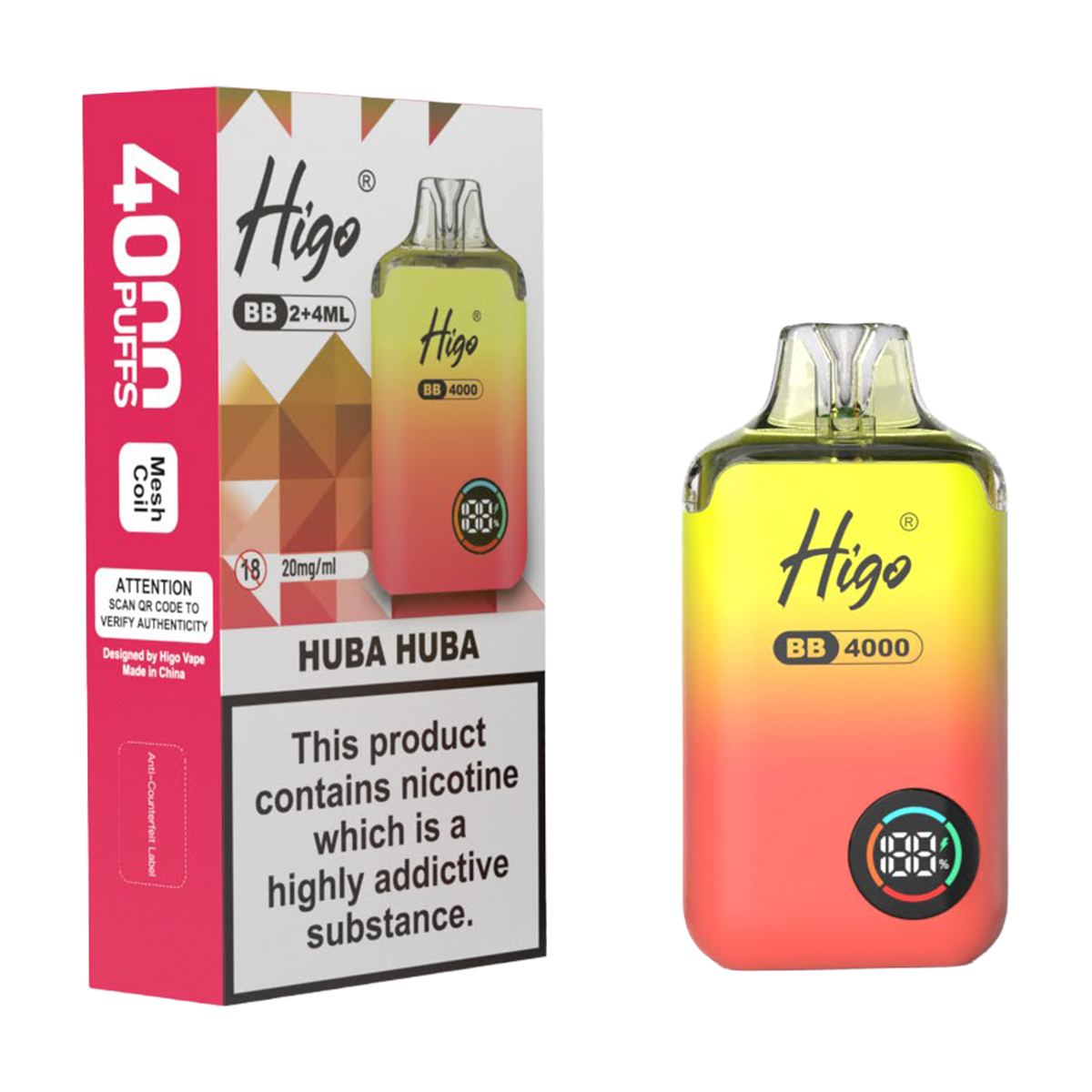 Higo BB 4000 Prefilled Pod Vape Kit