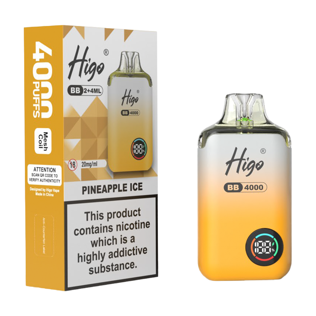 Higo BB 4000 Prefilled Pod Vape Kit