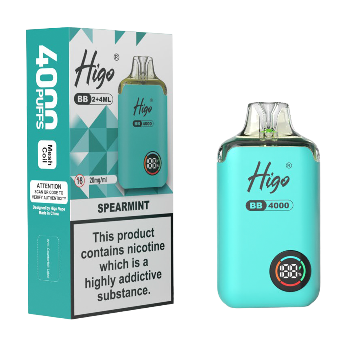 Higo BB 4000 Prefilled Pod Vape Kit