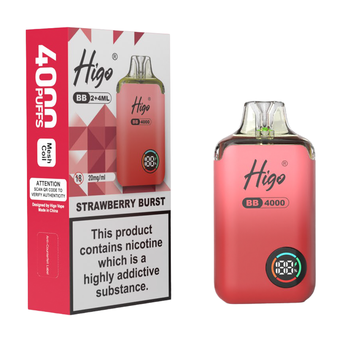 Higo BB 4000 Prefilled Pod Vape Kit