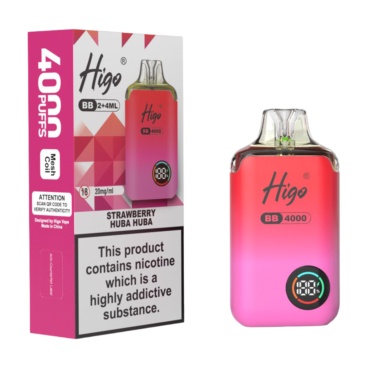 Higo BB 4000 Prefilled Pod Vape Kit