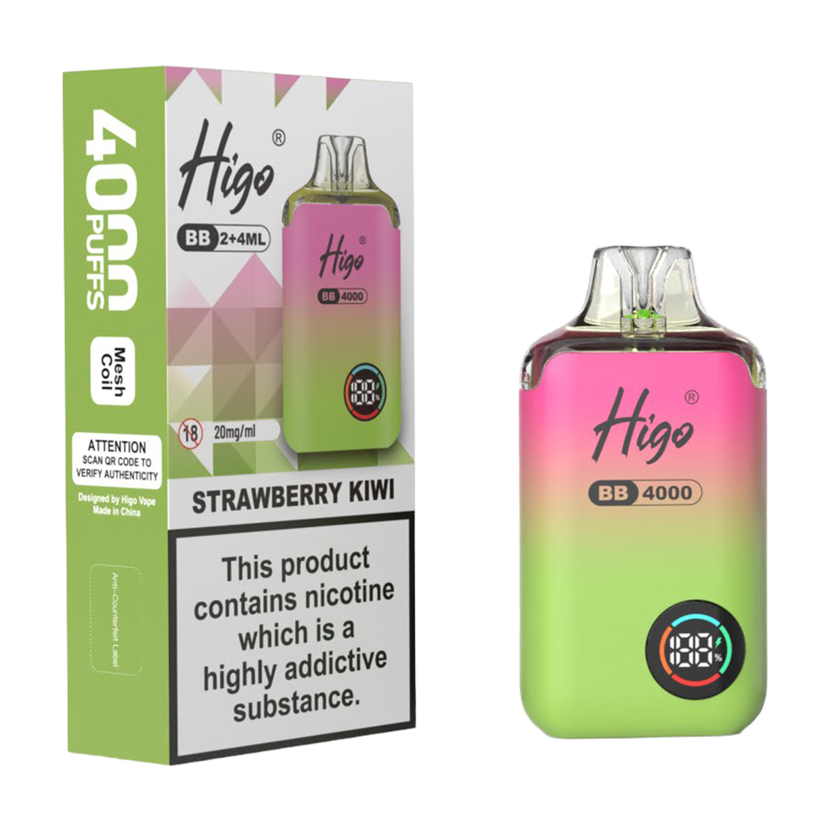 Higo BB 4000 Prefilled Pod Vape Kit