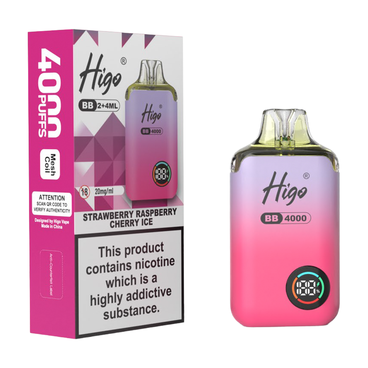 Higo BB 4000 Prefilled Pod Vape Kit