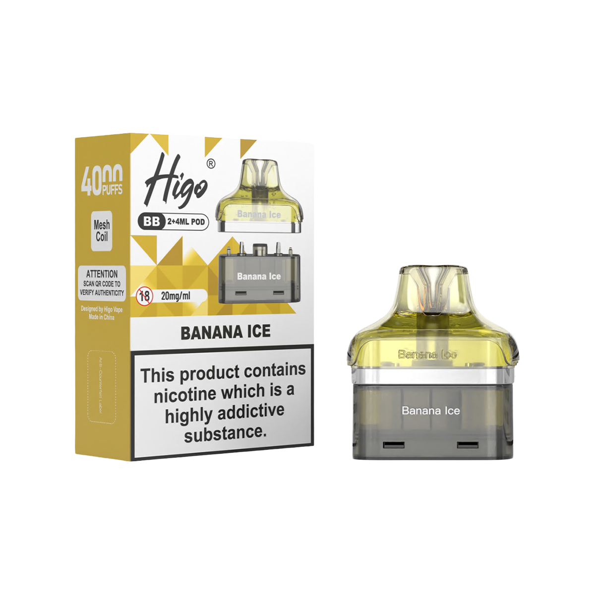 Higo BB 4000 Prefilled Pod