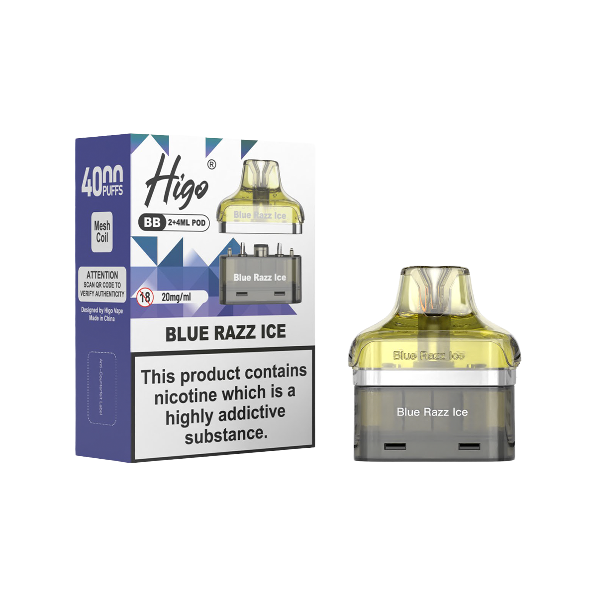 Higo BB 4000 Prefilled Pod