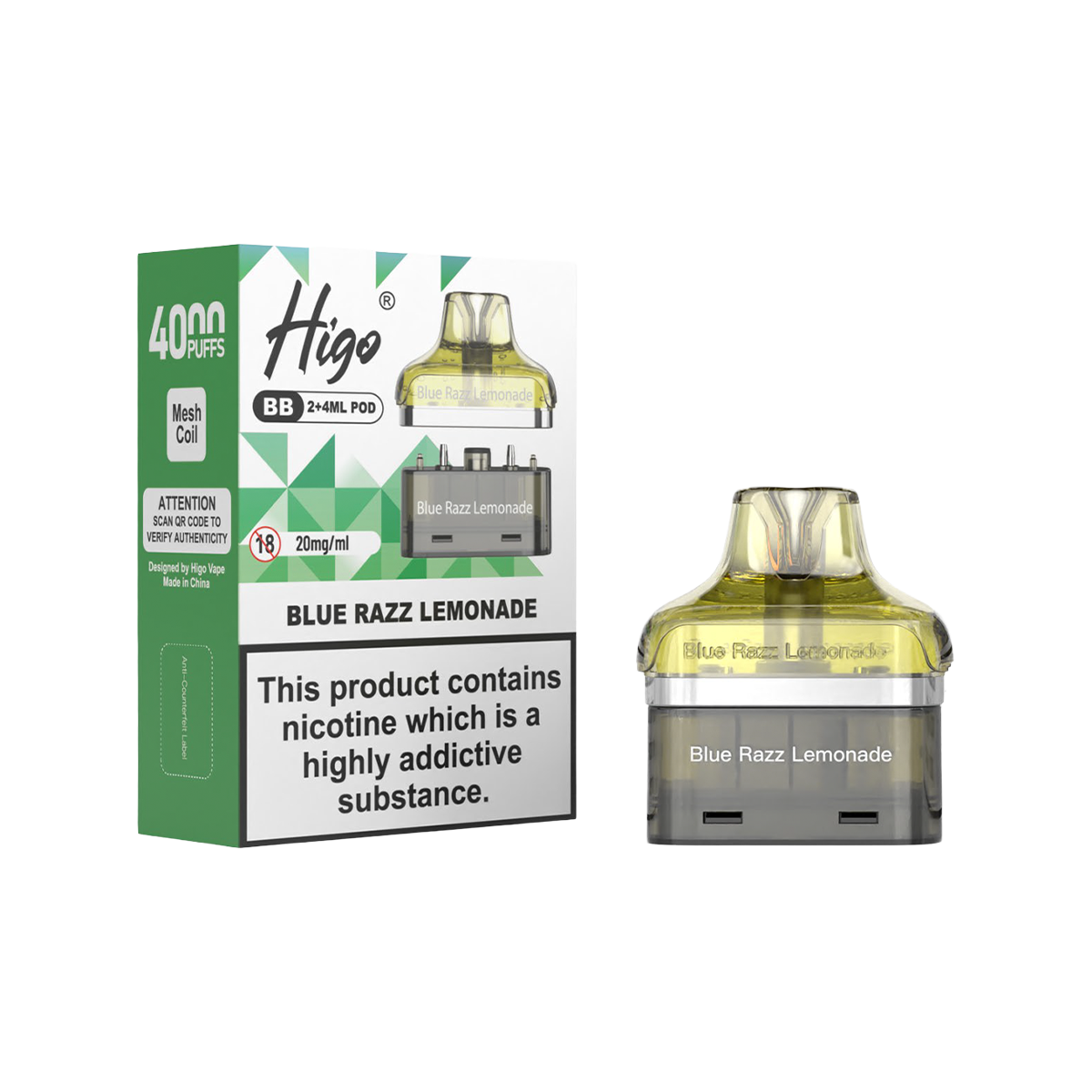 Higo BB 4000 Prefilled Pod