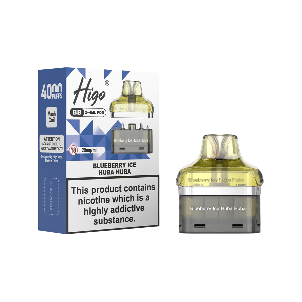 Higo BB 4000 Prefilled Pod