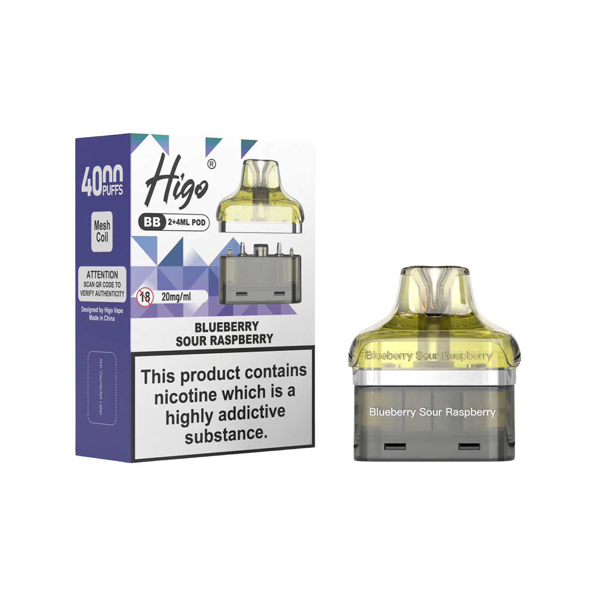 Higo BB 4000 Prefilled Pod