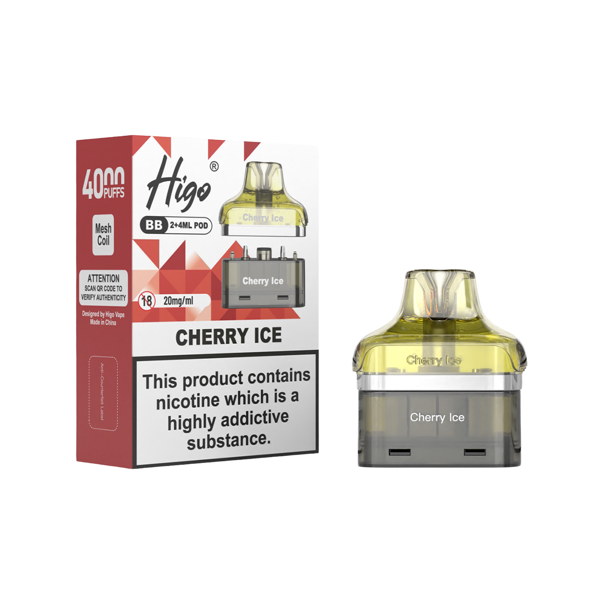 Higo BB 4000 Prefilled Pod
