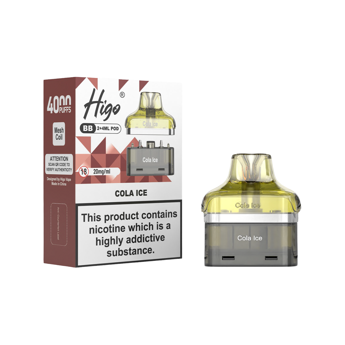 Higo BB 4000 Prefilled Pod