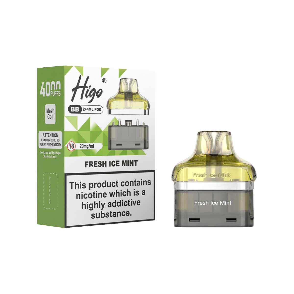 Higo BB 4000 Prefilled Pod