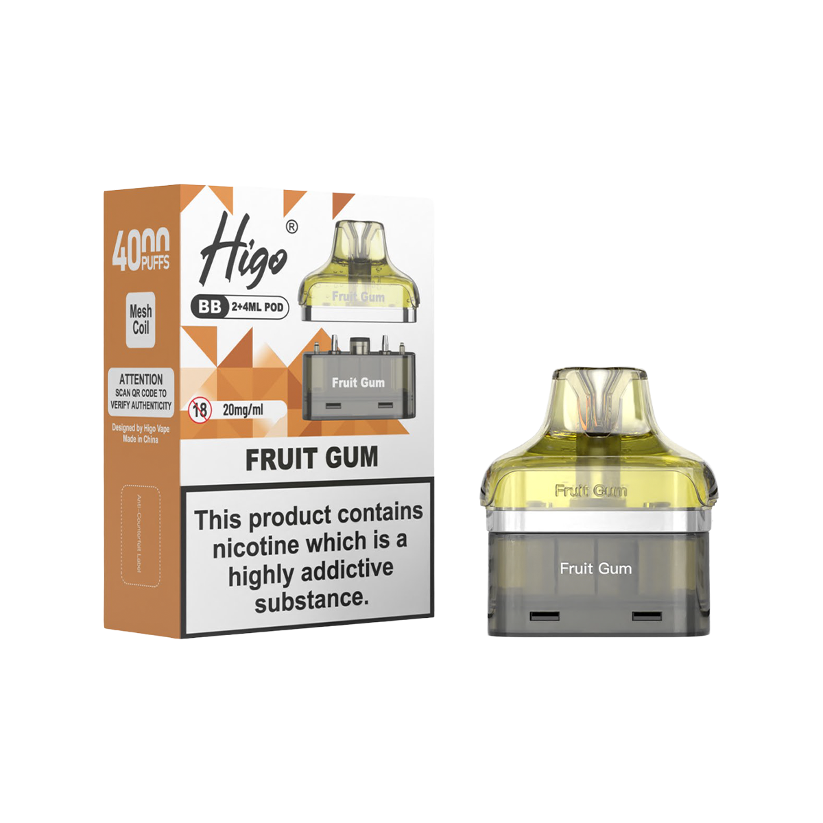 Higo BB 4000 Prefilled Pod