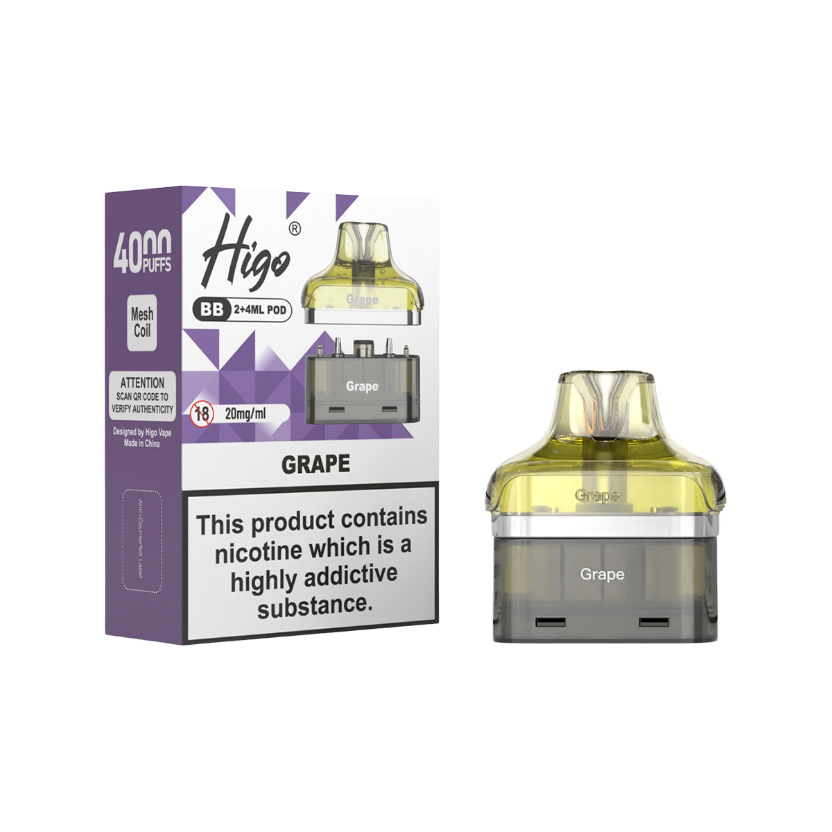 Higo BB 4000 Prefilled Pod