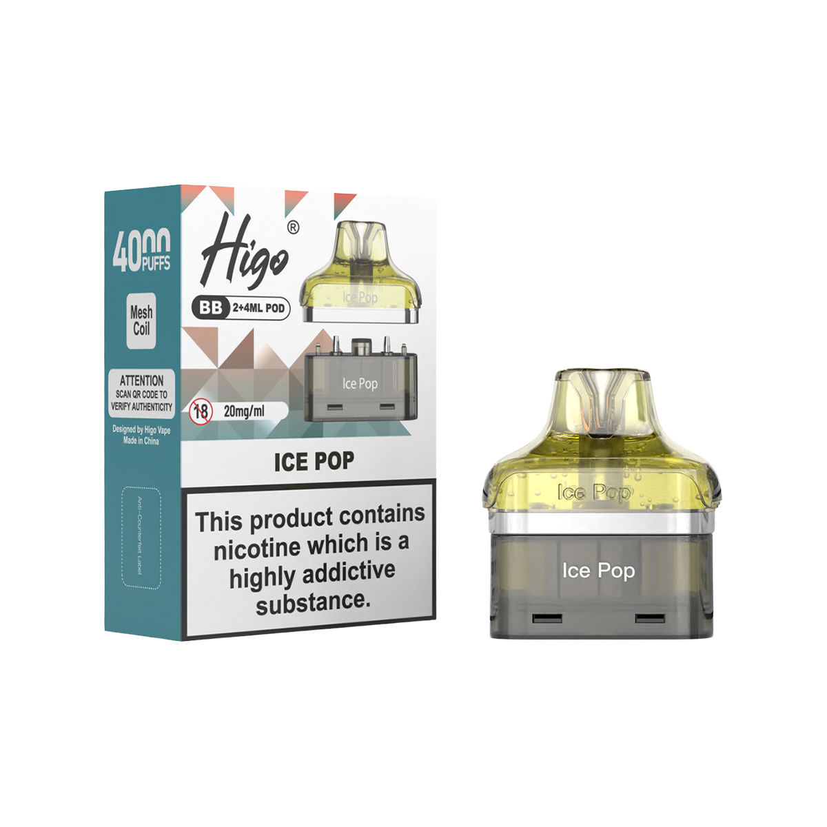 Higo BB 4000 Prefilled Pod
