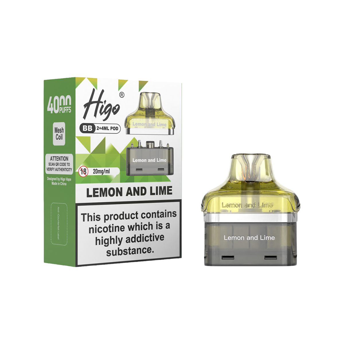 Higo BB 4000 Prefilled Pod