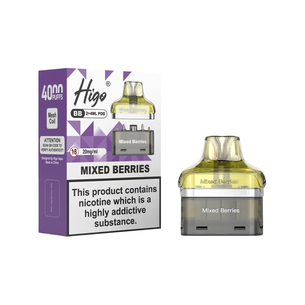 Higo BB 4000 Prefilled Pod