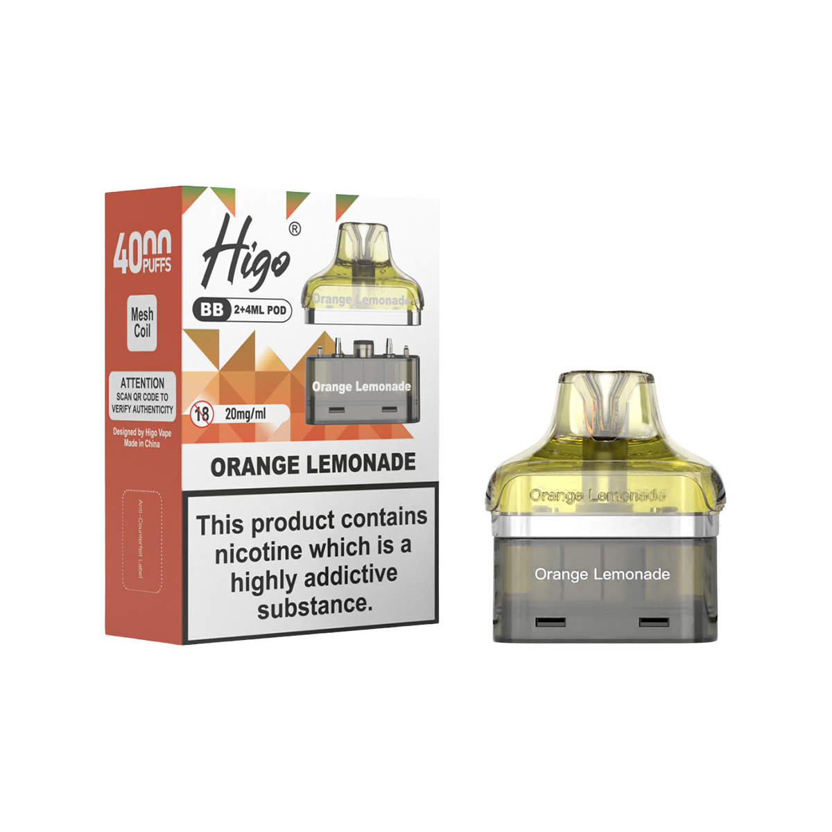 Higo BB 4000 Prefilled Pod