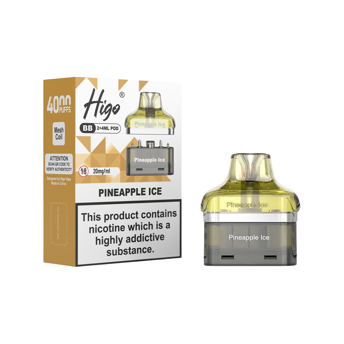 Higo BB 4000 Prefilled Pod